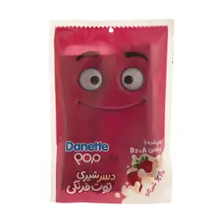 دسر شیری دنت پاپ با طعم توت فرنگی بسته 6 عددی