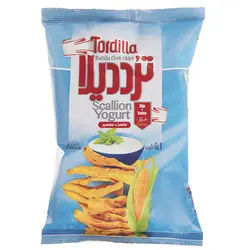 چیپس ذرت ماست موسیر ترددیلا مقدار 100 گرم