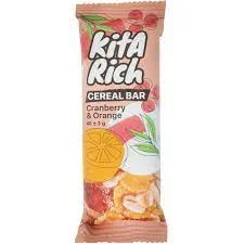 بار غلات کرن بری و پرتغال 40 گرمی kita rich