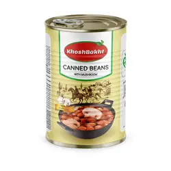 کنسرو لوبیا چیتی با قارچ خوشبخت - 380 گرم (کپی)