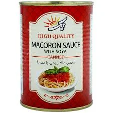 کنسرو مایه ماکارونی با سویا تک ۴۰۰ گرمی