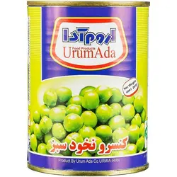 کنسرو نخود سبز اروم آدا ۴۰۰ گرمی