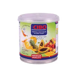 کمپوت سالاد میوه استوایی سیبو ۴۲۵ گرمی (cibo)