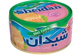 کنسرو ماهی رژیمی در آب نمک شیدان ۱۸۰ گرمی