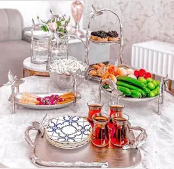 شکلات خوری کشکول ایوان پروانه الومینیومی طلایی فورتیک