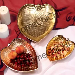 آجیل خوری و میوه خوری برگ گود کوچک طلایی