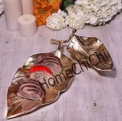 برگ بلوط 2 طبقه طلایی
