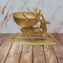 شیرینی خوری گوزن چکشی   نشسته طلایی