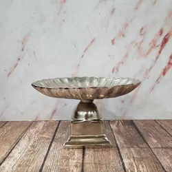 شیرینی خوری فریمی کوچک نقره ای