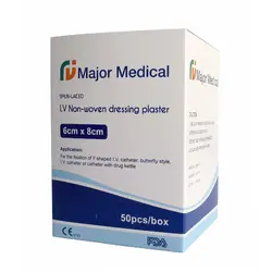 چسب آنژیوکت ماژور Major بسته 50عددی | مشخصات , قیمت و خرید چسب آنژیوکت