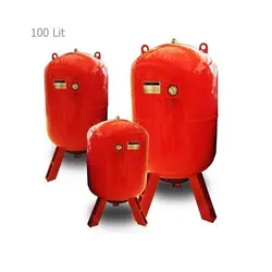 منبع انبساط 100 لیتری HTM | خرید مخزن پمپ آب ایستاده درجه دار تحت فشار درفروشگاه پمپ آنلاین