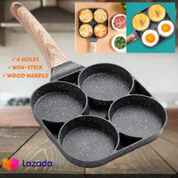 ماهیتابه نچسب گرانیتی 4 تکه CHU GONG FU تابه کرپ چهار قسمتی - دهشیخ سنتر