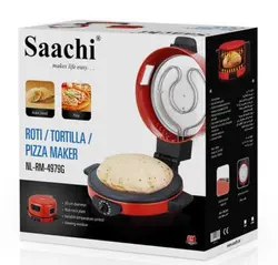 نان پز و پیتزا ساز روتی میکر سه کاره saachi ساچی NL-RM-4979G با قطر 30 سانت - دهشیخ سنتر