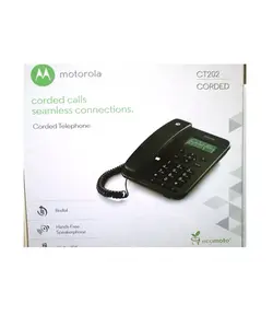 Motorola Corded Phone Black CT202