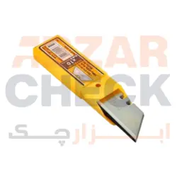 تیغ موکت بر ذوزنقه ایی هر بسته 10 عدد inGco HUKB61001 - ابزارچک | کاملتربن فروشنده ابزار