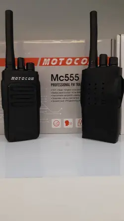 کاور و کیف چرمی بیسیم موتوکام 555