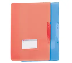 پوشه گیره دار شفاف با جای کارت