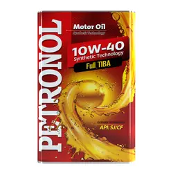 روغن موتور خودرو پترونول فول تیبا 10W40 نیمه سنتتیک فلزی حجم 4 لیتر