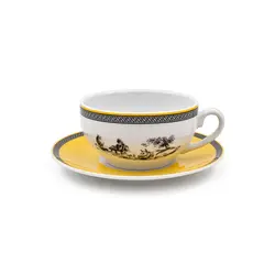 سرویس چینی 12 پارچه کاپوچینو، لاته ویلیج درجه: عالی