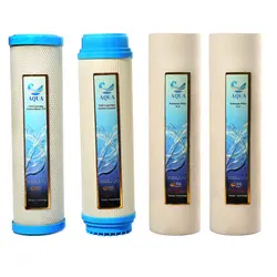 پک فیلتر دستگاه تصفیه کننده آب خانگی آکوا مدل AQUA-4s مجموعه 4 عددی - جوی مارکت