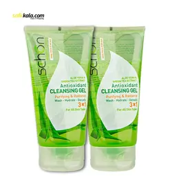 ژل شستشوی صورت شون مدل آلوئه‌ورا و چای سبز حجم 150 میلی لیتر مجموعه 2 عددی