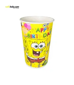 ظرف پاپ کورن مدل باب اسفنجی