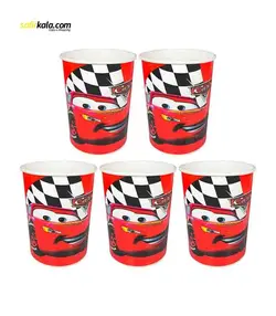 ظرف پاپ کورن مدل ماشین بسته 5 عددی کد R73440