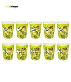 ظرف پاپ کورن مدل بن تن بسته 10 عددی کد R73391