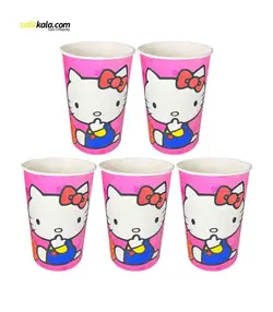 ظرف پاپ کورن مدل کیتی بسته 5 عددی