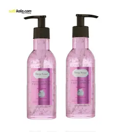 ژل شستشو صورت دیپ سنس مدل گلاب حجم 250 میلی لیتر مجموعه 2 عددی