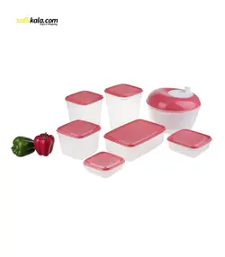 ست ظروف نگهدارنده و سبزی خشک کن همارا مدل G-SP-02