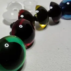 چشم عروسک شیشه ای ۳ (۱۷میلیمتر) (۲۰عددی)