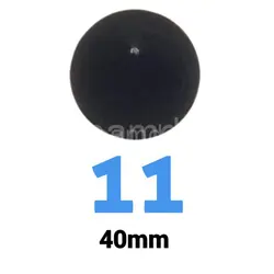 چشم عروسک گرد 11 (40 میلیمتر) (100 عددی)
