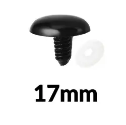 چشم عروسک پیچی بیضی ۱۷میلیمتر (۵۰۰ عددی)