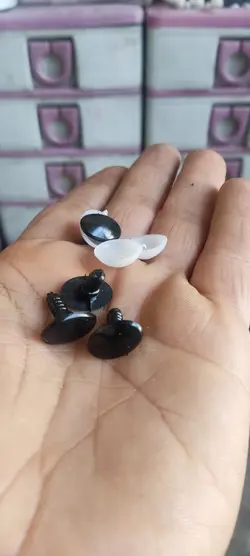 چشم عروسک پیچی بیضی ۱۷میلیمتر (۵۰۰ عددی)