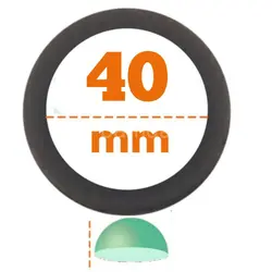 چشم عروسک قورباغه ای ۴۰میلیمتر (۱۰۰ عددی)