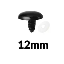 چشم عروسک پیچی بیضی 12 میلیمتر (۵۰۰ عددی)