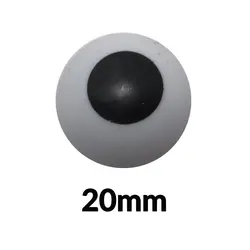 چشم عروسک قورباغه ای 20میلیمتر (200 عددی)