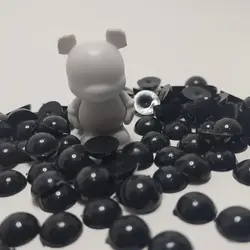 چشم عروسک گرد ۳ (۱۰ میلیمتر) (۲۰۰۰ عددی)