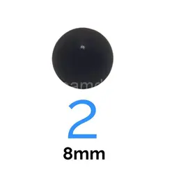 چشم عروسک گرد ۲ (۸ میلیمتر)  (۲۰۰۰ عددی)