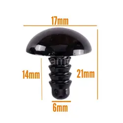 چشم عروسک پیچی ۶ (۱۷میلیمتر) (۳۰۰ عددی)