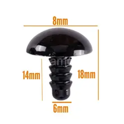 چشم عروسک پیچی ۲ (۸میلیمتر) (۵۰۰ عددی)