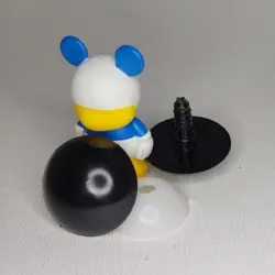 چشم عروسک پیچی ۸ (۲۳میلیمتر) (۲۰۰ عددی)