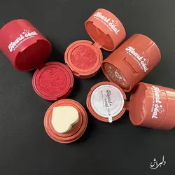 رژگونه دو طبقه قلبی