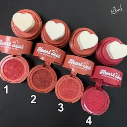 رژگونه دو طبقه قلبی