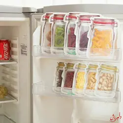 کیسه حبوبات زیپی بزرگ