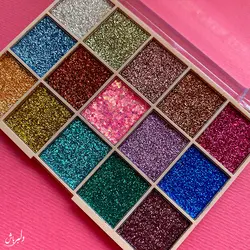 پالت سایه گلیتر ۱۵ رنگ 1