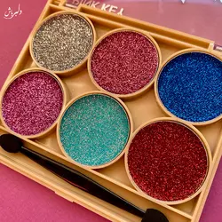 پالت گلیتر ۶ عددی دایره 4