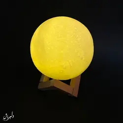 چراغ خواب طرح ماه باتری خور