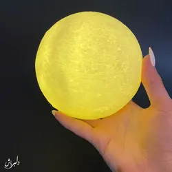 چراغ خواب طرح ماه باتری خور